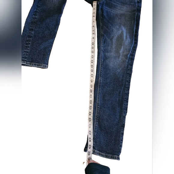 American Eagle Outfitters Stretch Womens Size 8 Blue Skinny Jeans EUC - Picture 9 of 16